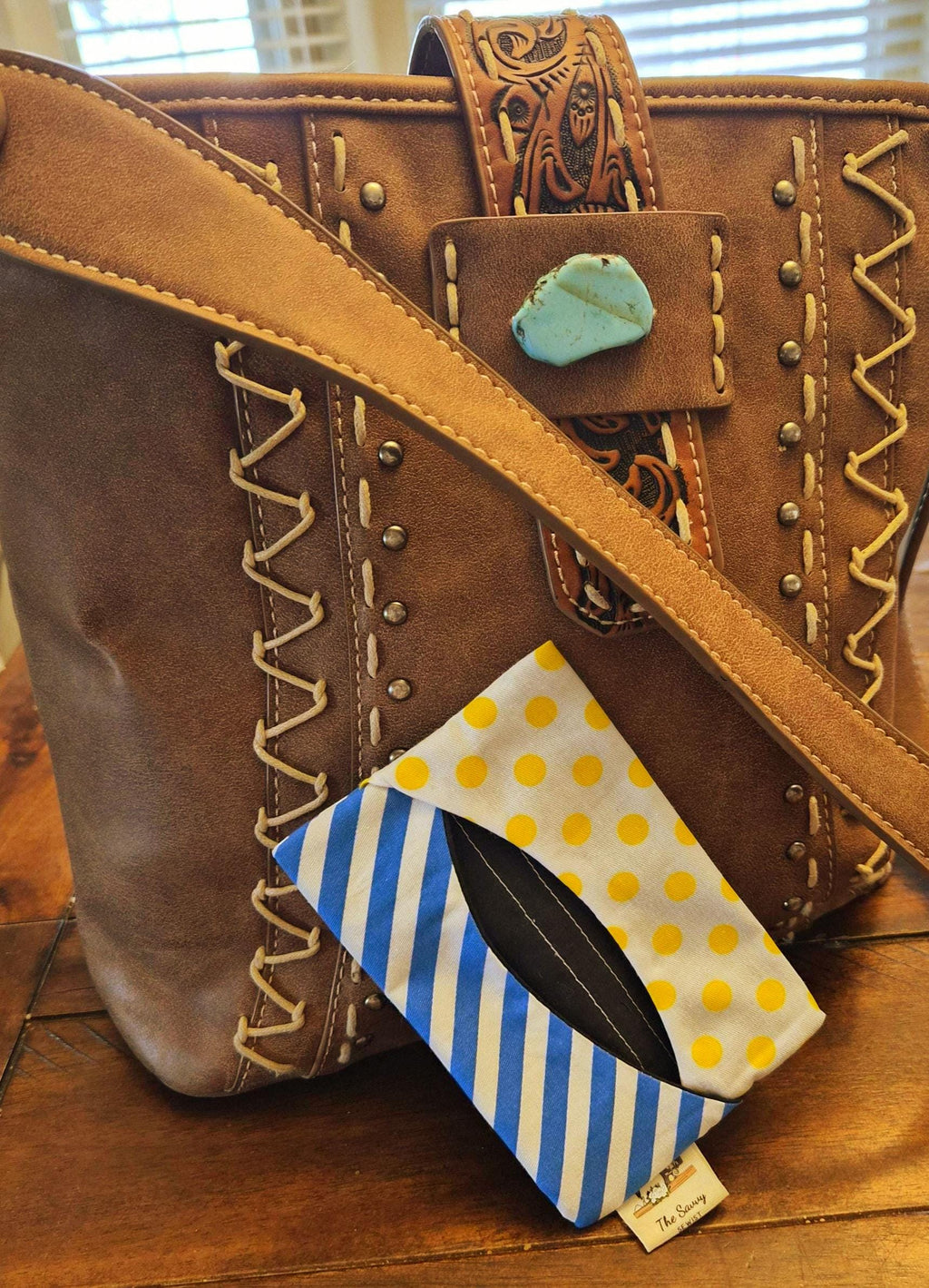 Handmade Fabric Tissue Holder – Cute Purse Pouch in Fun Patterns