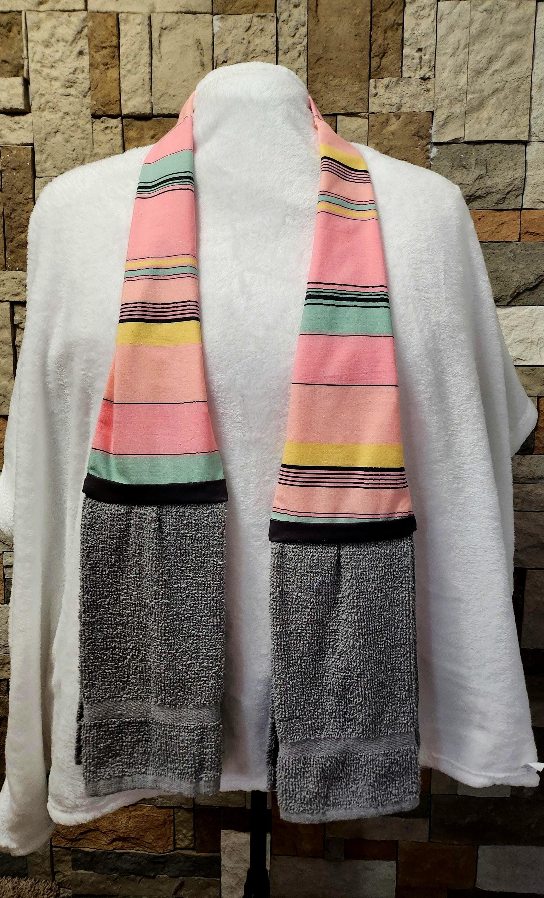 Handmade Cotton Kitchen Scarf - Tapered Neck