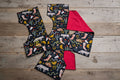 Handmade Baby Burp Cloth & Blanket Set – 2-Ply Flannel, Custom Embroidery Available