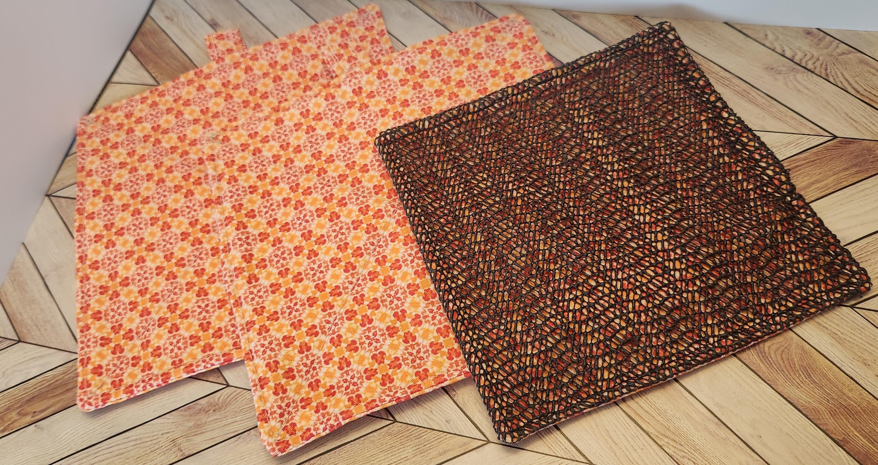 Colorful Handmade Pot Holders Collection | Kitchen Decor