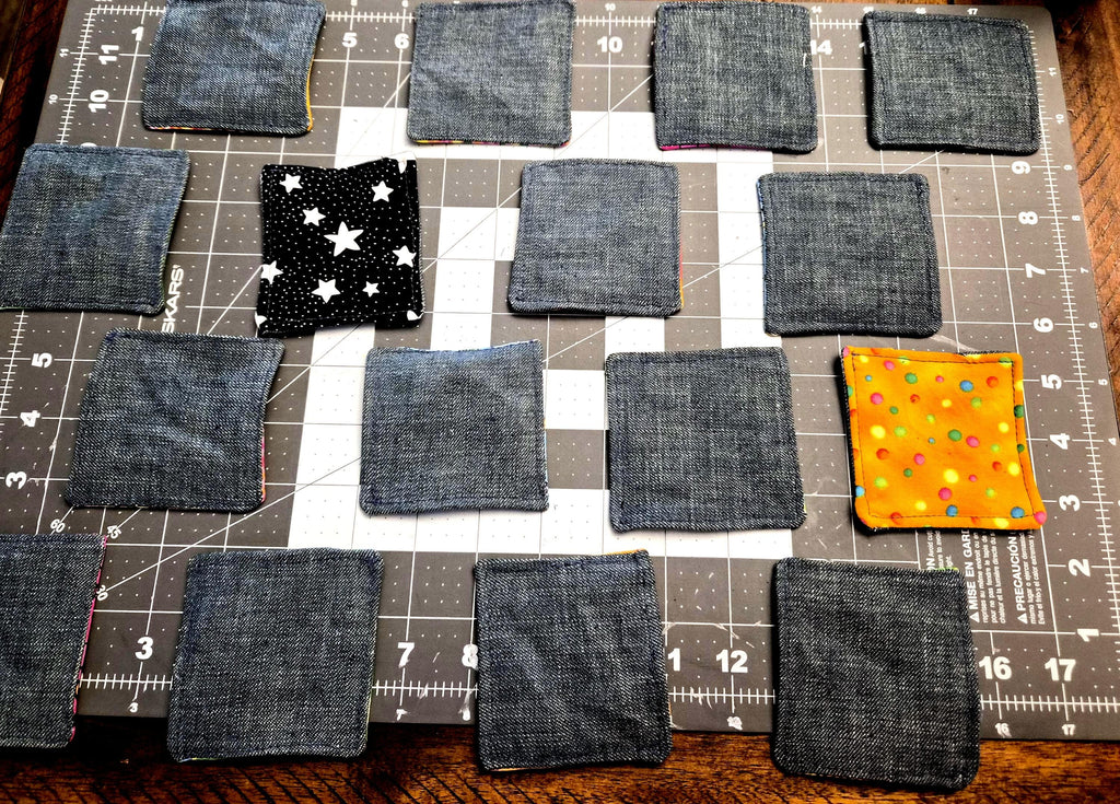 Handmade Fabric Memory Matching Game for Kids – Pair & Play Travel Set with Drawstring Bag