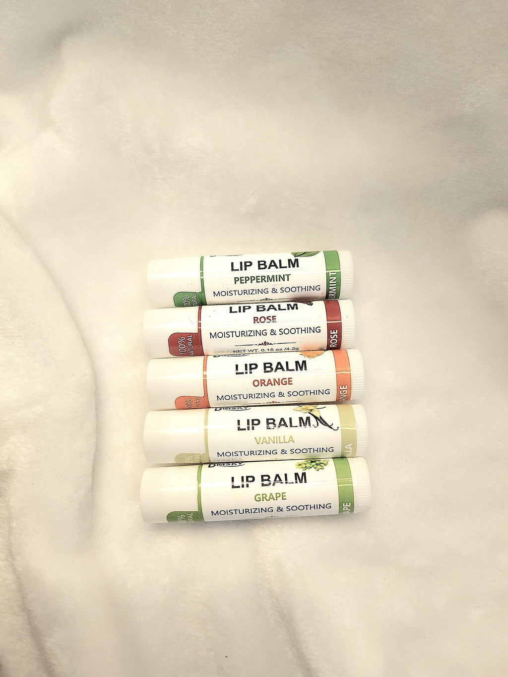Handmade Fabric Lip Balm Holder – Keychain Pouch