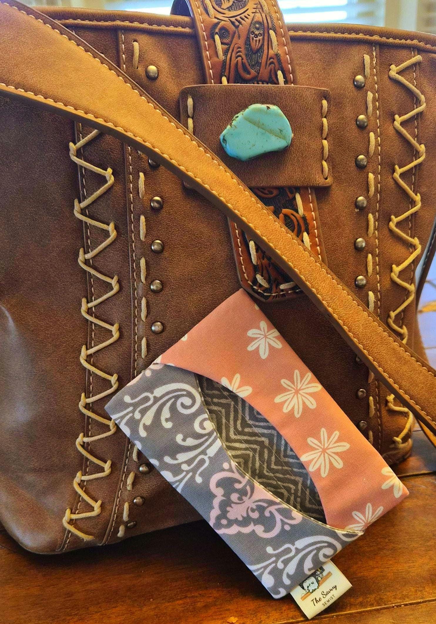 Handmade Fabric Tissue Holder – Cute Purse Pouch in Fun Patterns