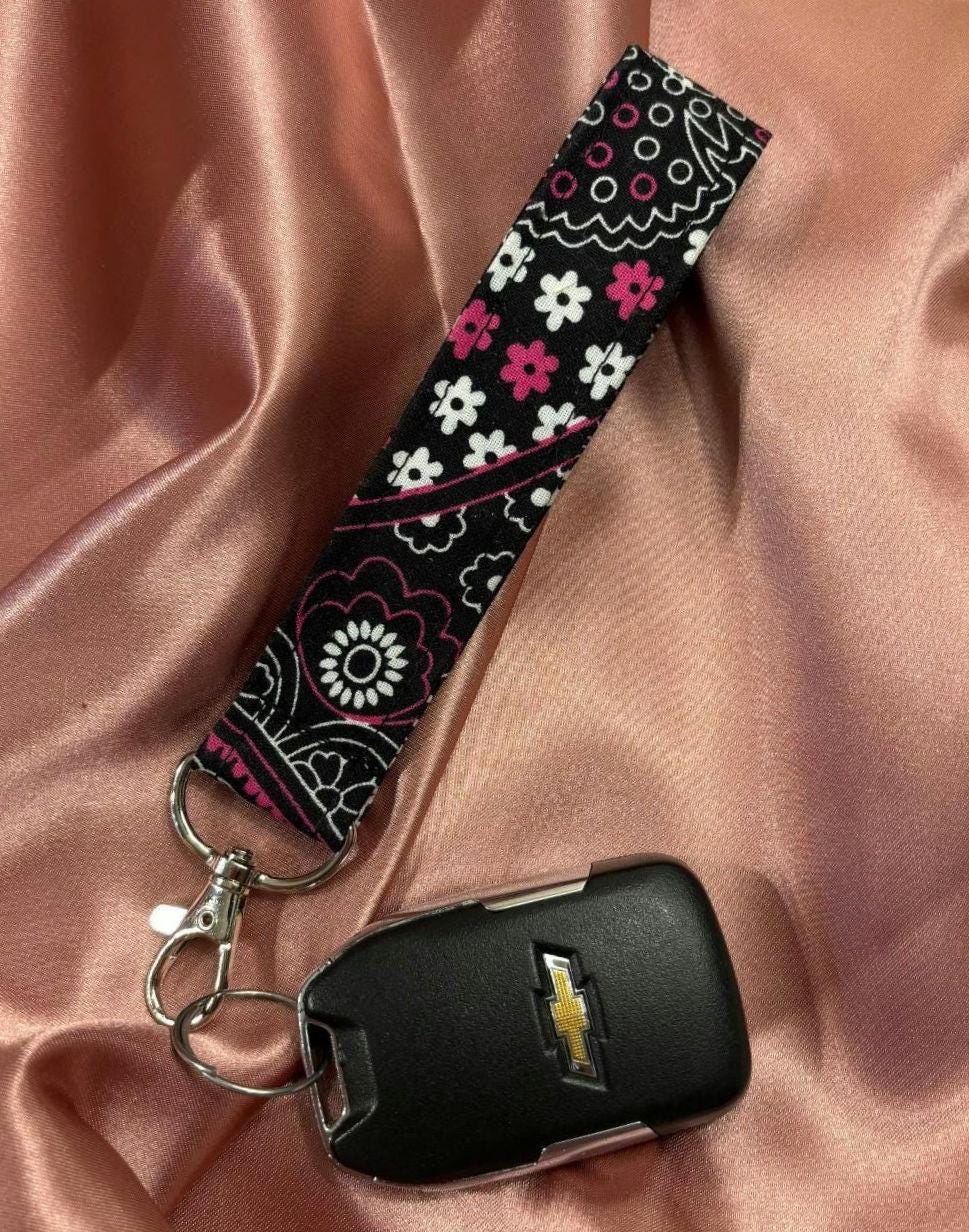 Handmade Floral Accessory Set – Lip Balm Holder, Keychain Wristlet & Sunglasses Case