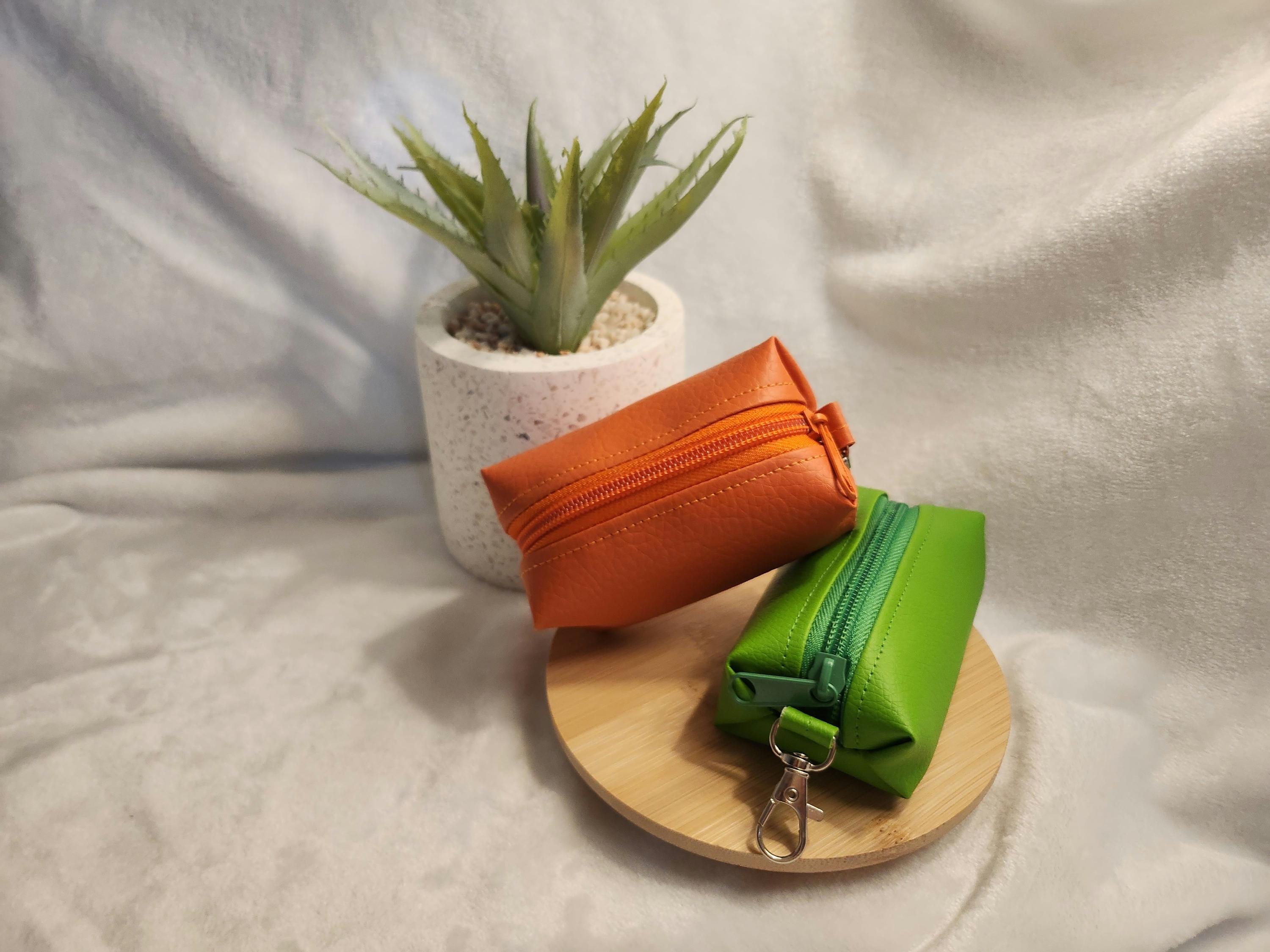 Vibrant Mini Boxy Zipper Pouches – Perfect for Every Occasion!