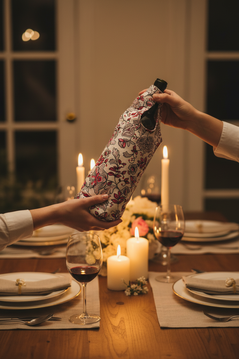 Wine Bottle Carrier - Lifestyle
