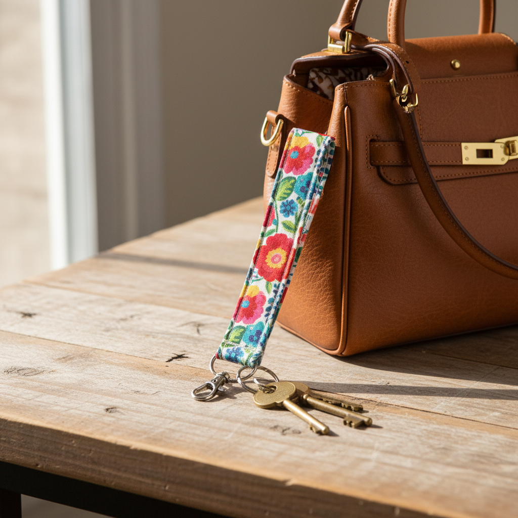 Fabric Keychains - Lifestyle